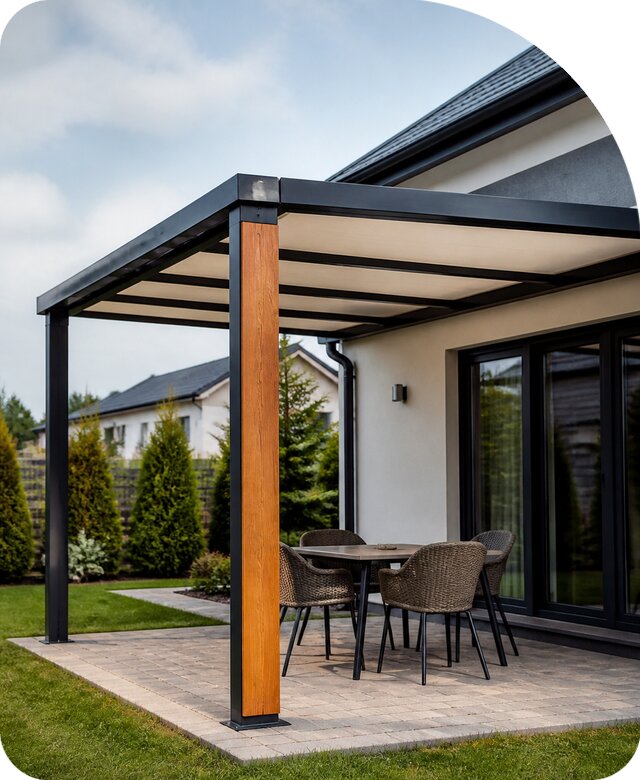 Теневой навес на заказ в Гулькевичах цена от 57057 р. | РадиДОМА-Гль